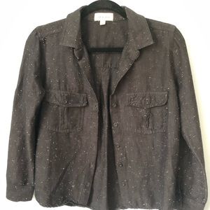 Anthropologie Cloth and Stone Speckled Button Down